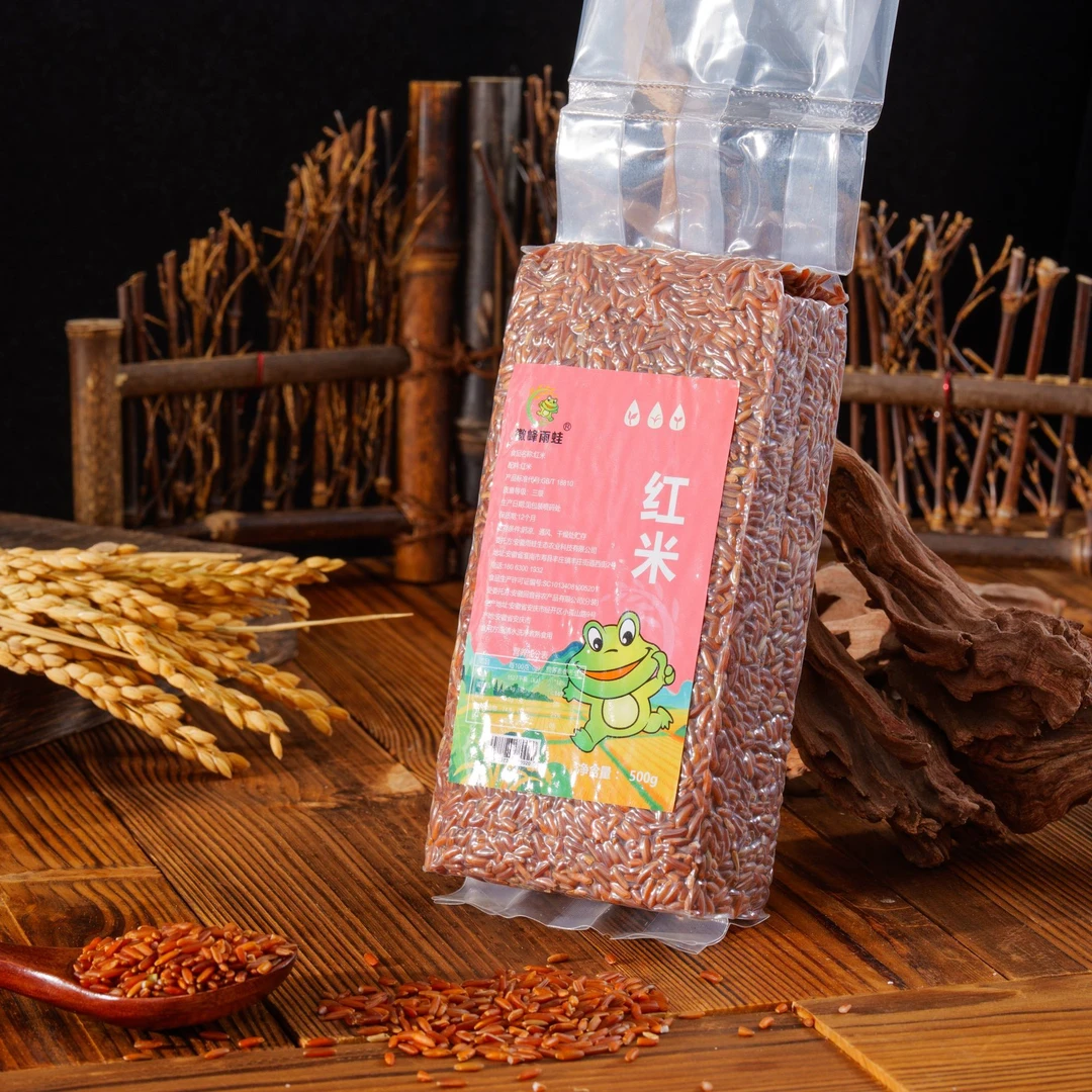 【徽峰雨蛙】天然红米真空袋装颗粒饱满营养美食杂粮粥
