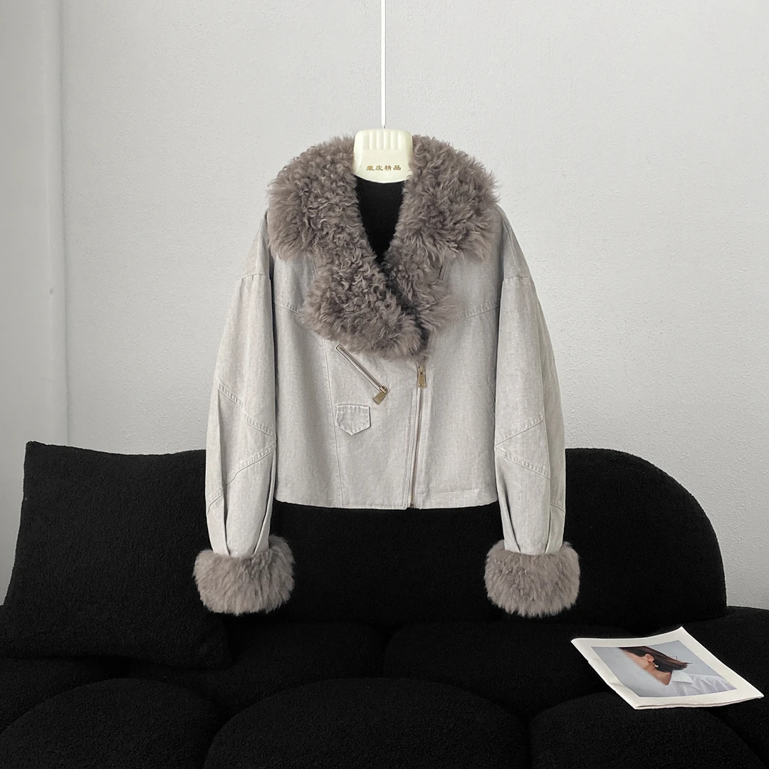 KAISER/凯撒【榕榕专属】5Y1966秋冬时尚加厚保暖大毛领鹅绒羽绒服