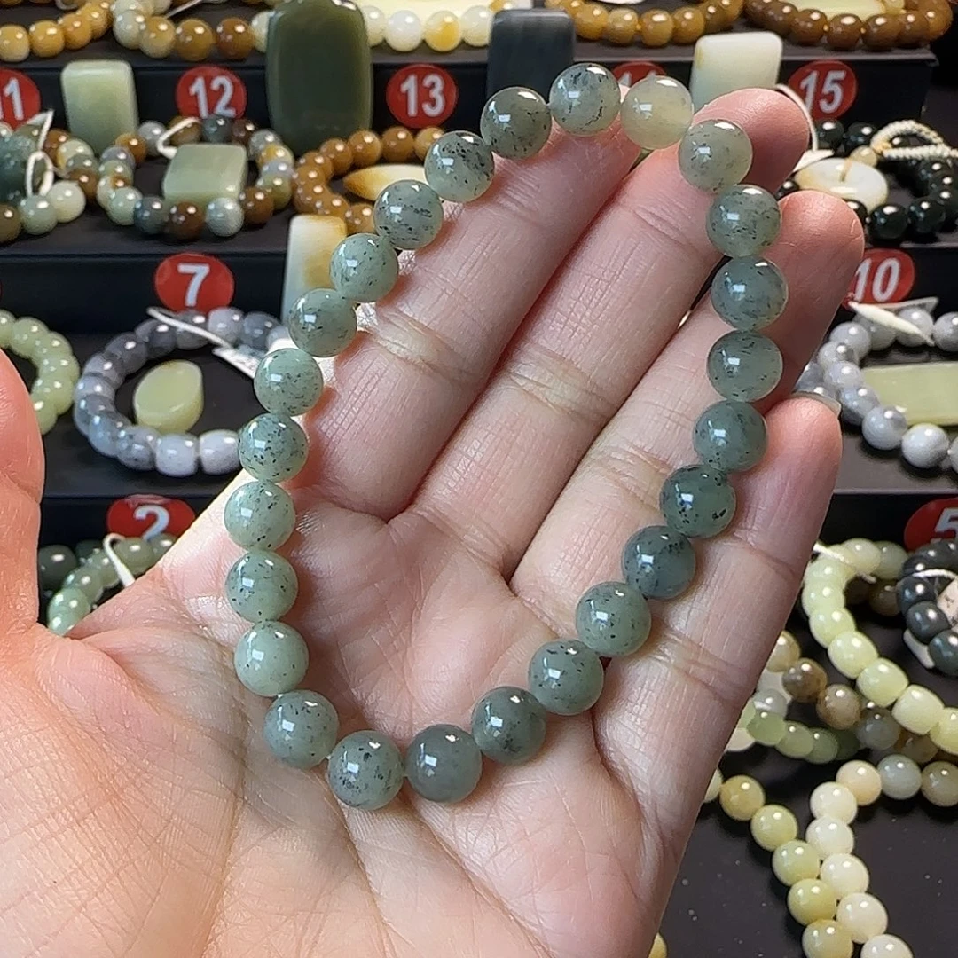 和田玉未镶嵌手链