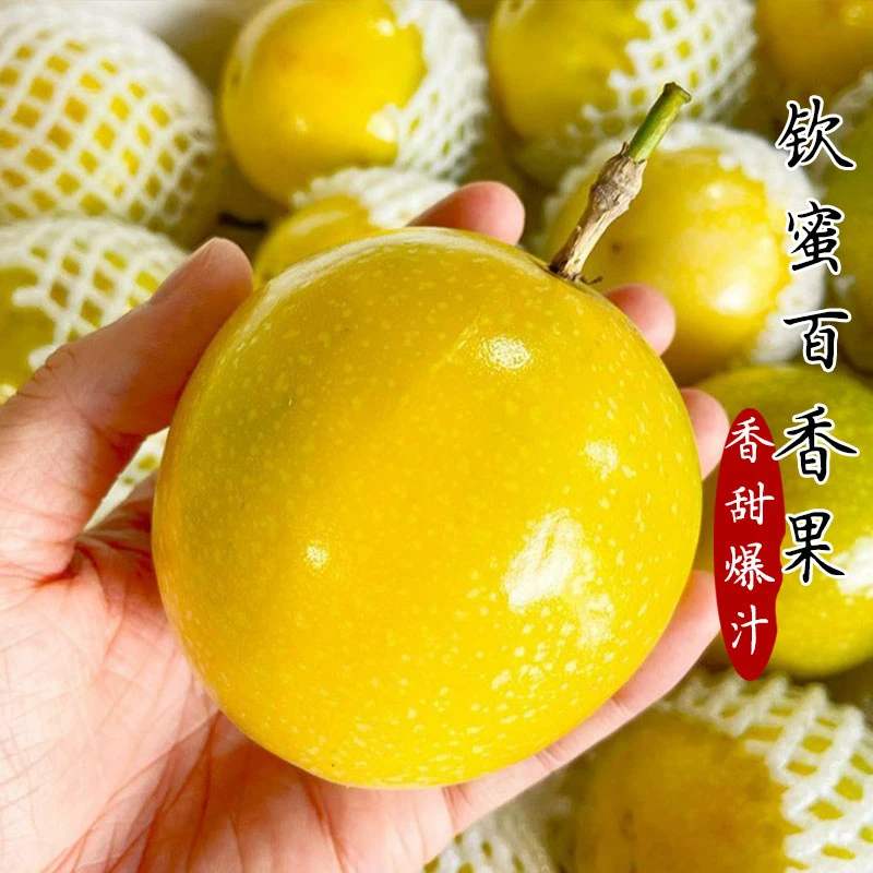 黄金百香果钦蜜新鲜正宗香甜多汁孕妇水果优质宝宝辅食