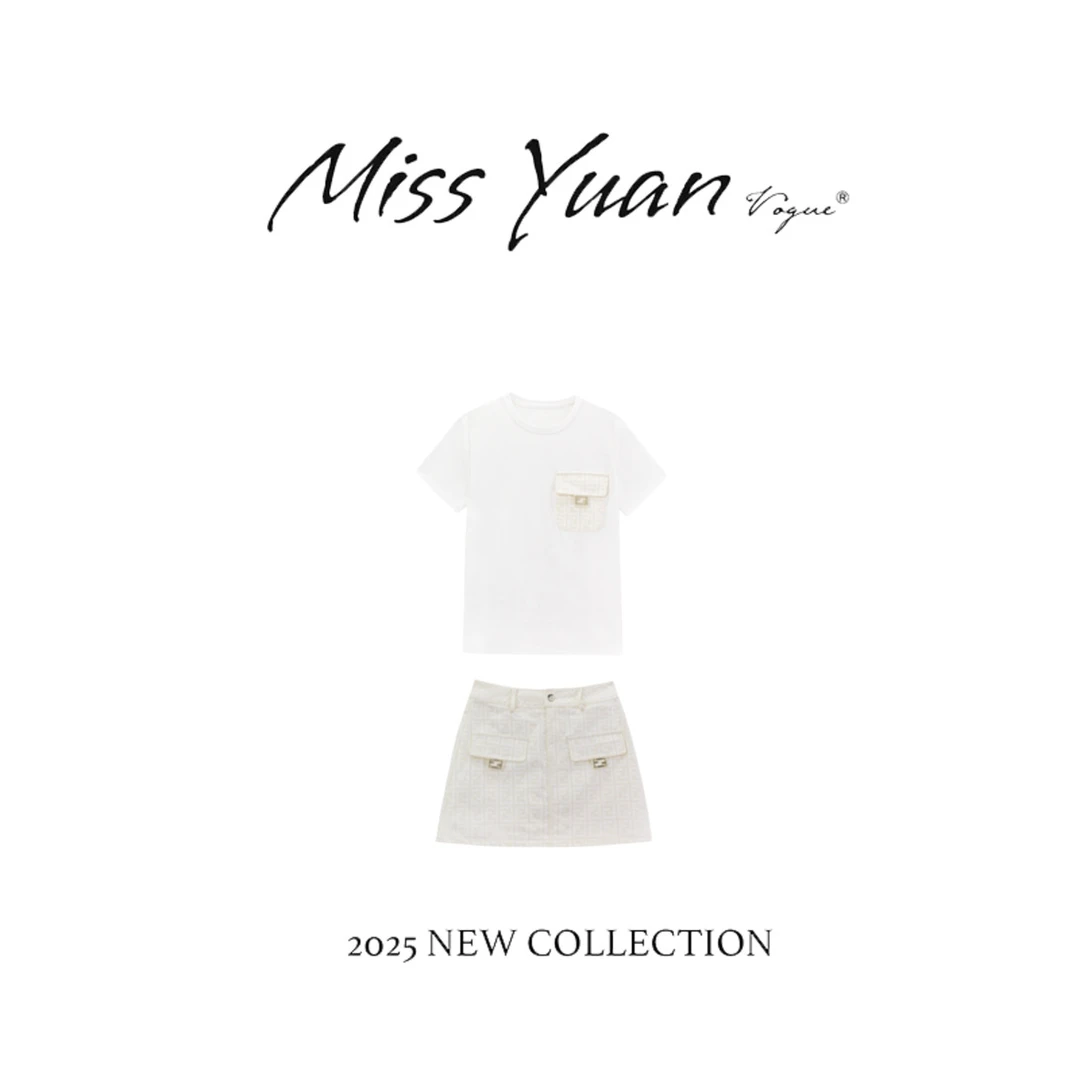 M.Y. 媛总 2025夏季新款时尚短裙两件套MYXH1111D