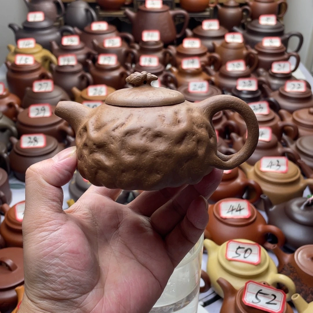 紫砂茶壶宜兴紫砂半手工