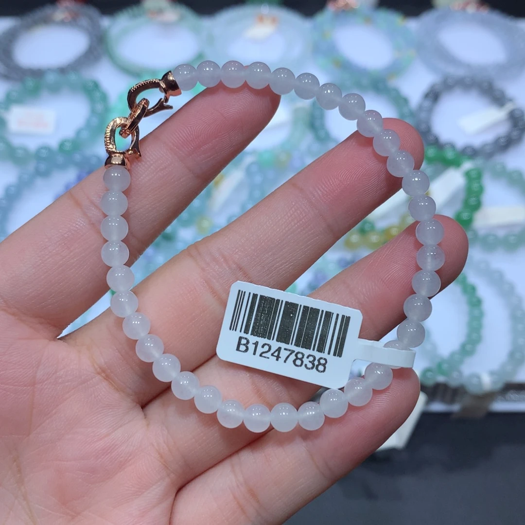未镶嵌手串翡翠天然