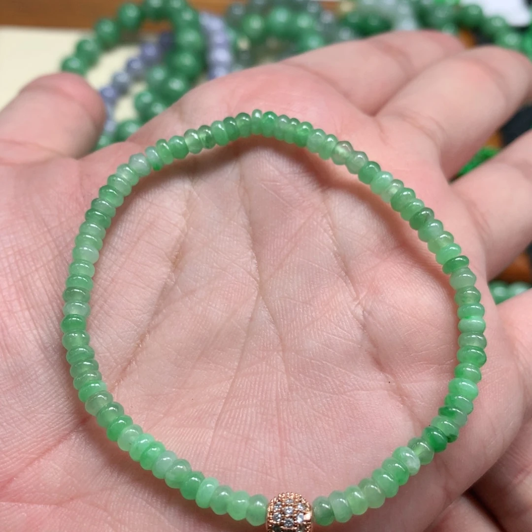 未镶嵌手链翡翠翡翠