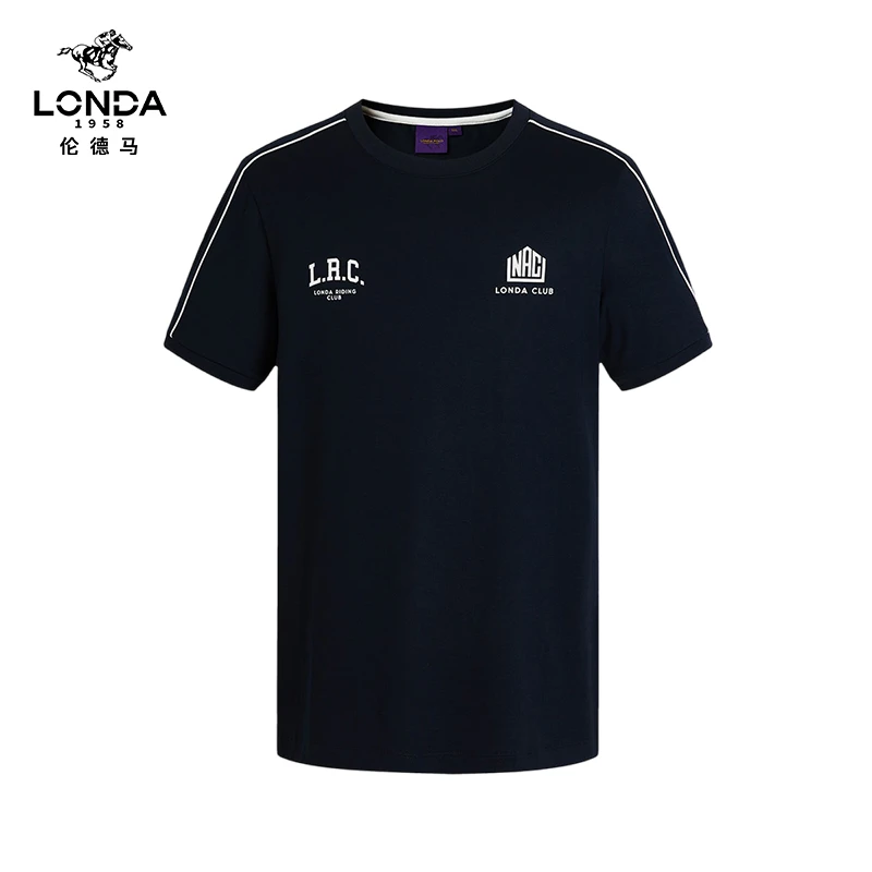 【LONDA伦德马】100%棉休闲百搭舒适亲肤圆领男士t恤短袖2841