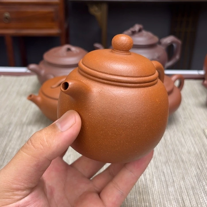 用***3紫泥茶壶微瑕容量250