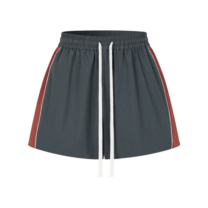 ANNAMOOER · 设计师品牌深灰色拼接短裤 AM73K01/1288K