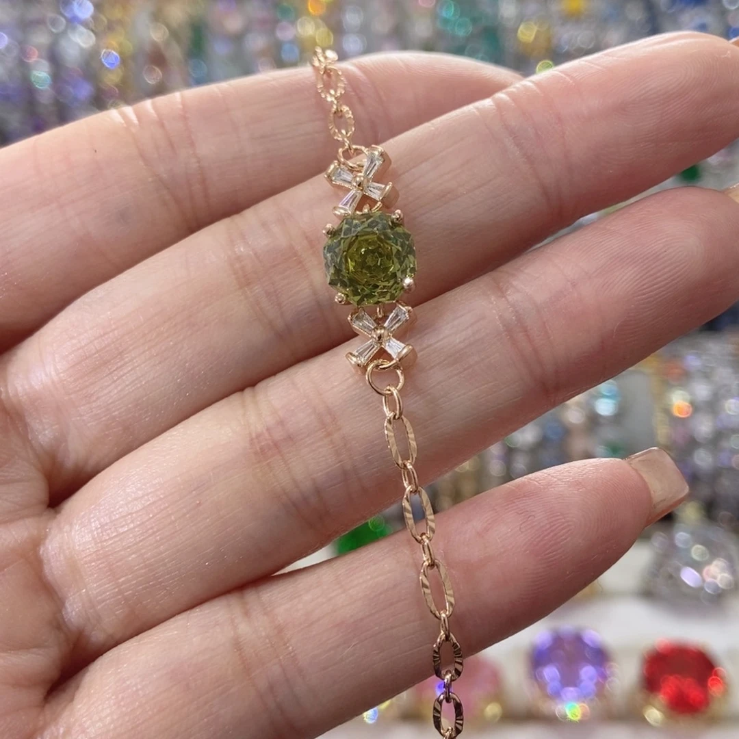 66锆石（处理）手链