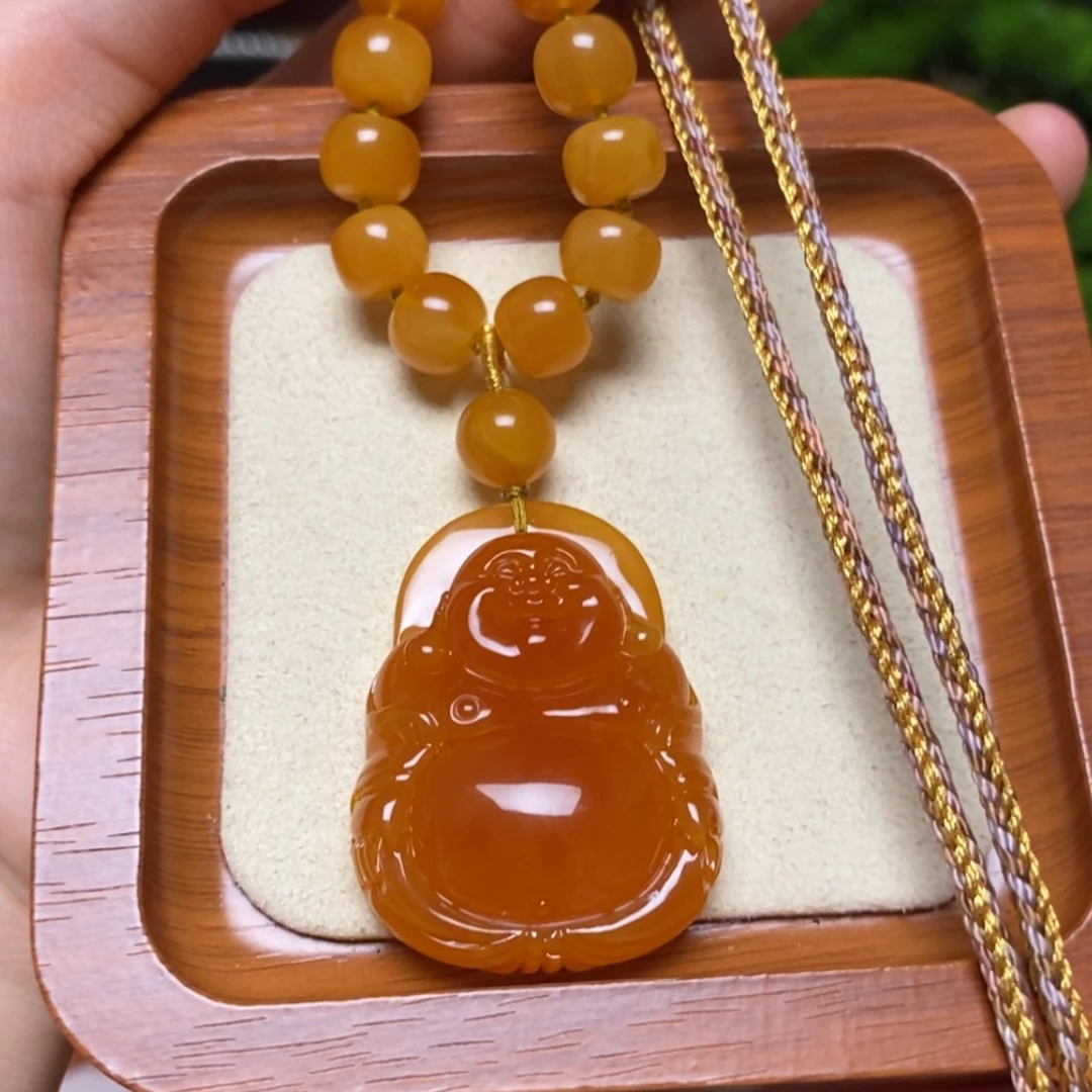 【闪购商品】蜜蜡颈饰未镶嵌项链