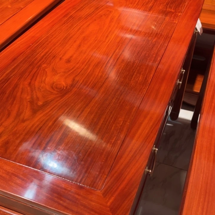 龙***务紫檀木类成套家具126桌4件套