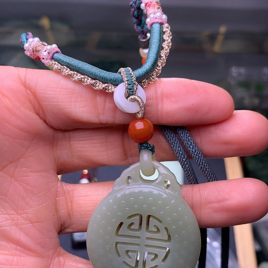 和田玉（糖玉）未镶嵌颈饰吞*0