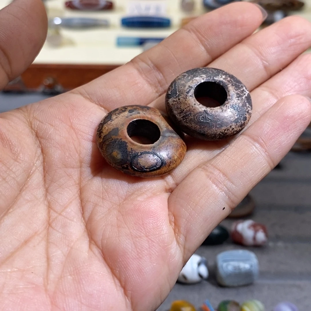 水***木玛瑙/玉髓颈饰合金