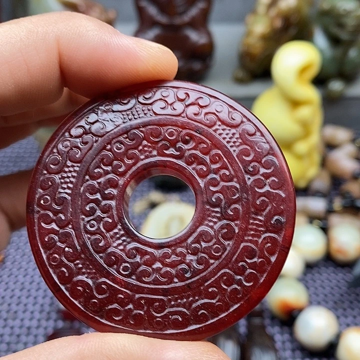 未镶嵌蛇纹石玉颈饰