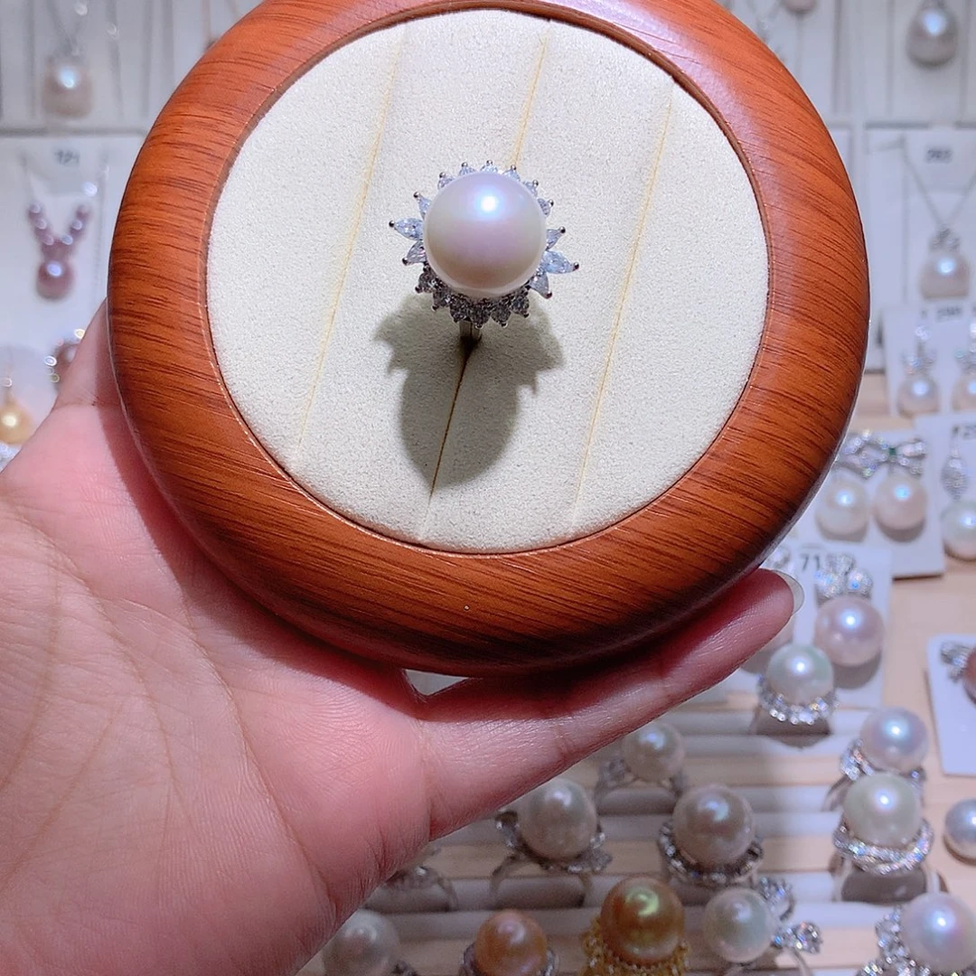 戒指未镶嵌淡水珍珠CC14.5mm