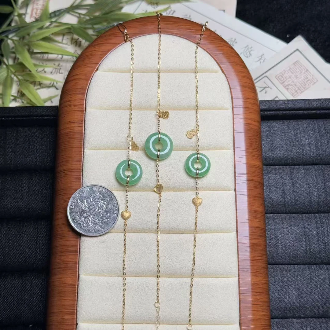 【央博玉&思懿】18k翡翠手链-1980-1-ZGM-多样性发一|BXQ21