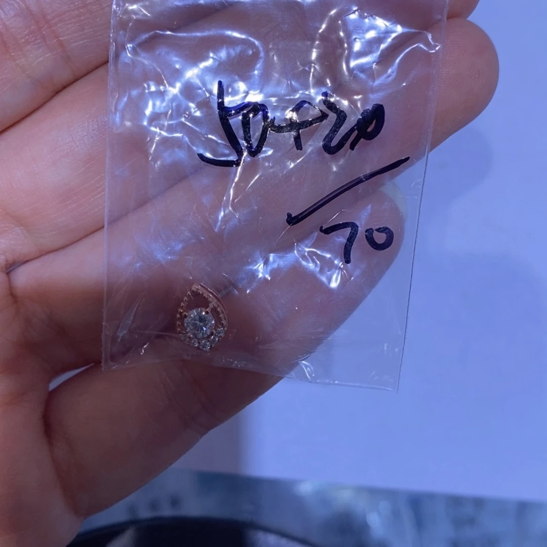 小***宝吊坠(不含链)银S925镶嵌水晶