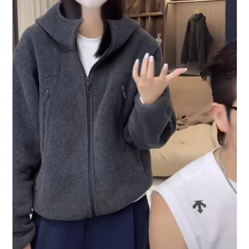 韩版时尚高级感洋气外套女2025秋冬新款休闲气质百搭宽松长袖上衣