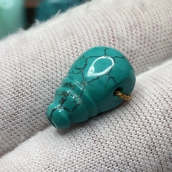 绿松石未镶嵌天然原矿 地大质检