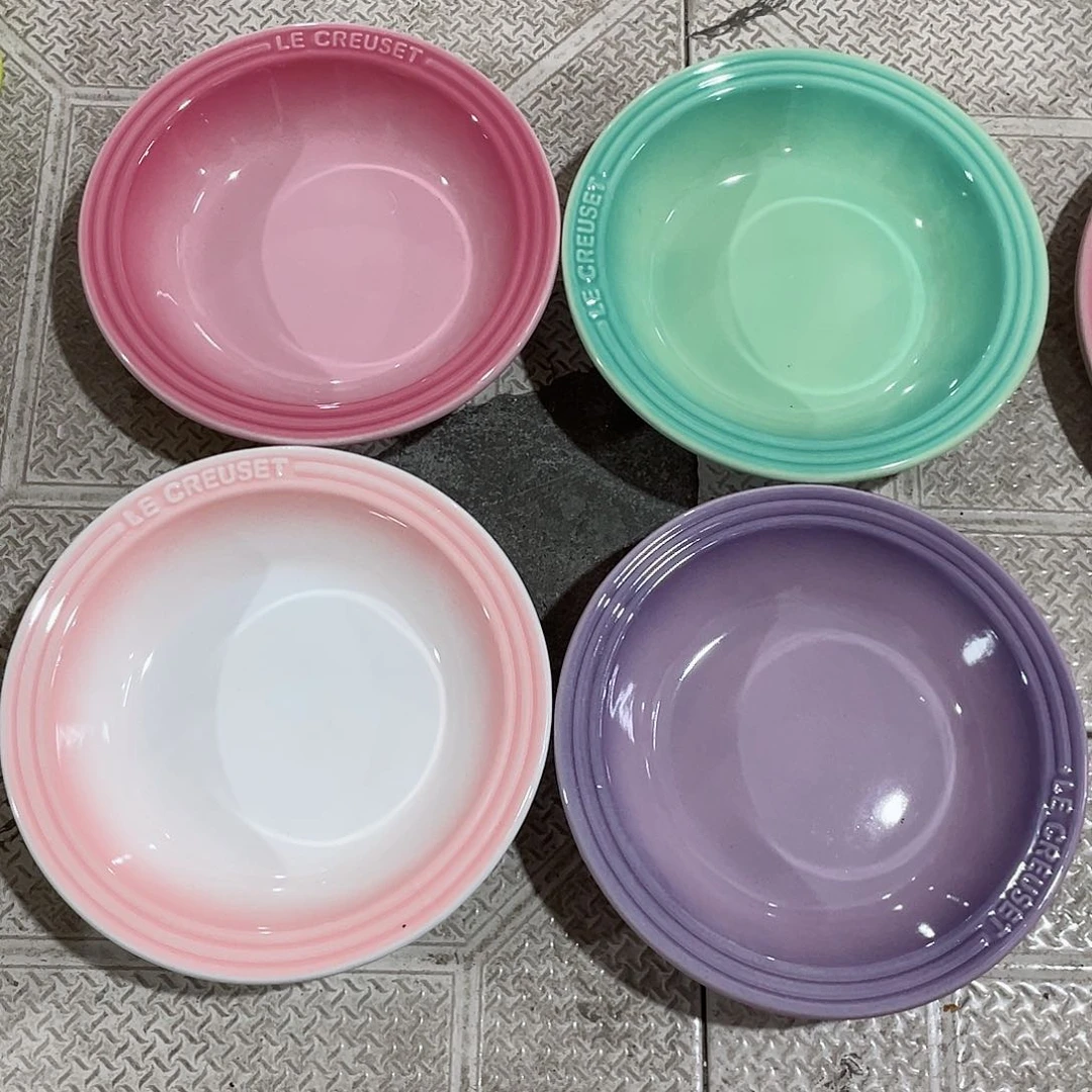 瓷微瑕陶瓷餐具家用 两个