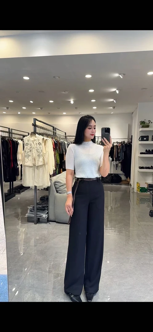 where【宠粉专属】设计师时尚直筒高腰阔腿裤