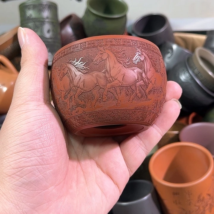 茶杯紫砂全手工紫砂主人杯