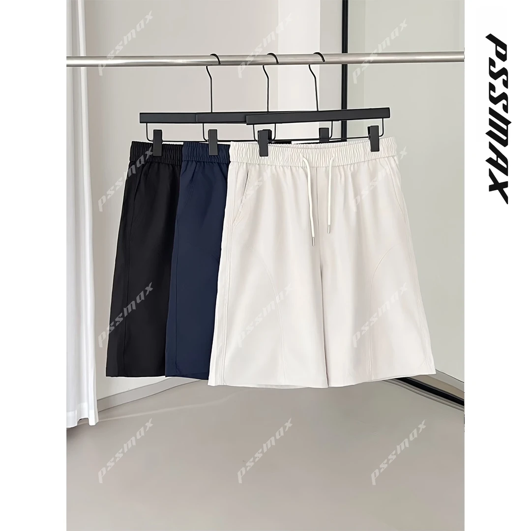 【现货】胖俗俗pssmax【斜切设计感短裤】2025夏季新款宽松五分裤