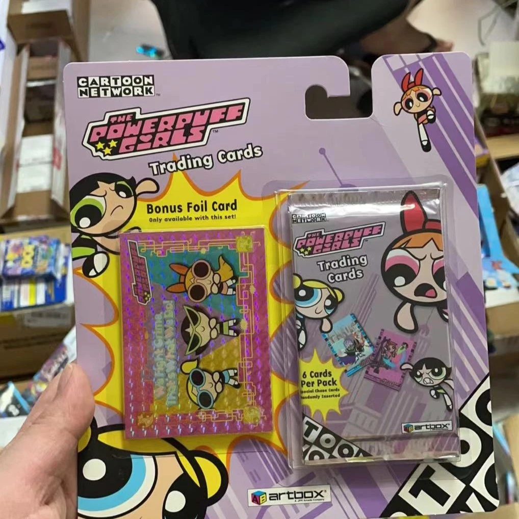 飞天小女警 artbox  2000年 飞天小女警 闪卡挂包  卡牌盲盒