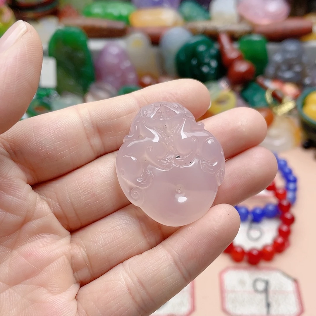 玛瑙/玉髓合金颈饰情***℘