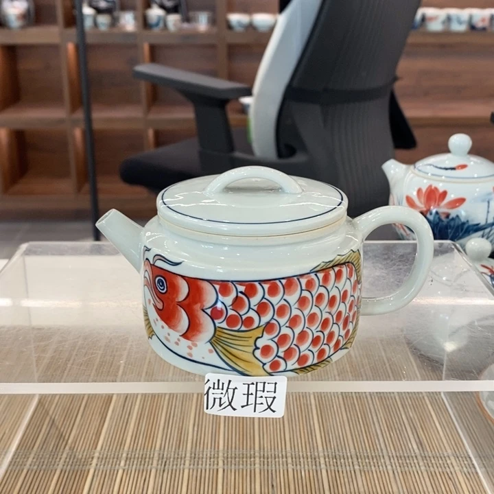 釉下老陶泥手工绘制