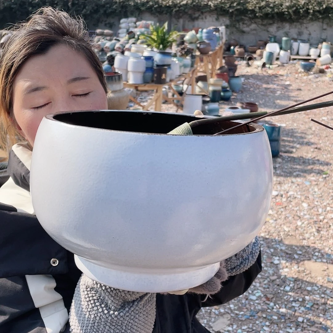 红陶王嫂花嫂0113-蝴蝶兰花盆