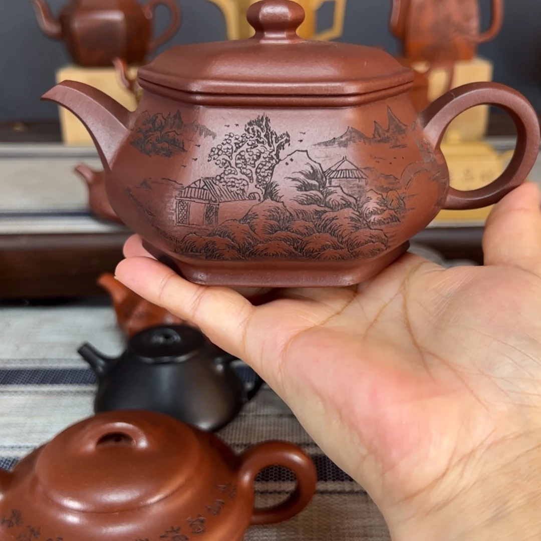 茶壶紫砂郁**山六方明炉