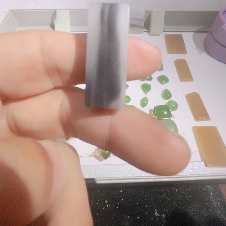 和田玉（翠青玉）未镶嵌吊坠(不含链)