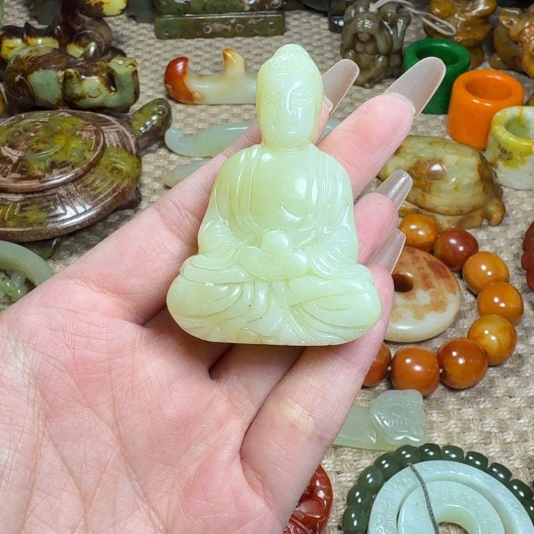 白玉菩提吊坠挂件