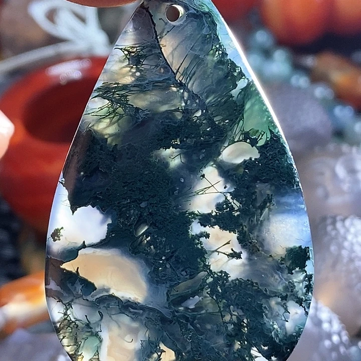 (***事玛瑙/玉髓未镶嵌颈饰
