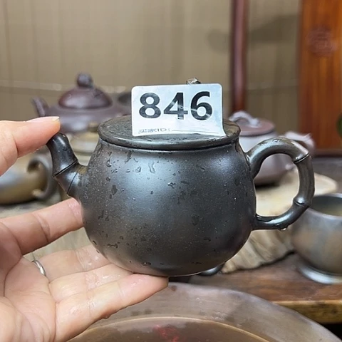 戬谷龙窑柴烧茶壶846