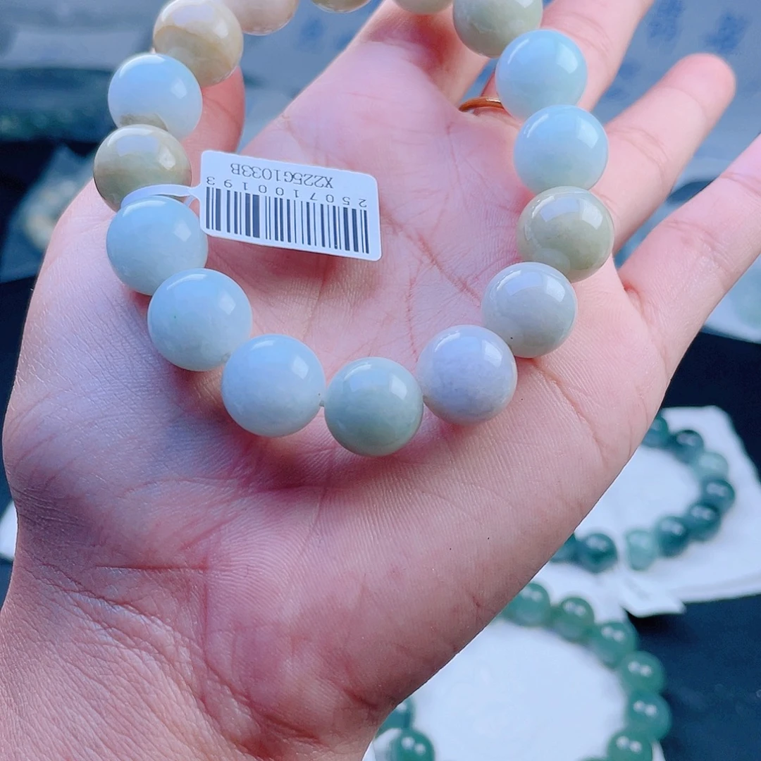 定制翡翠未镶嵌珠串