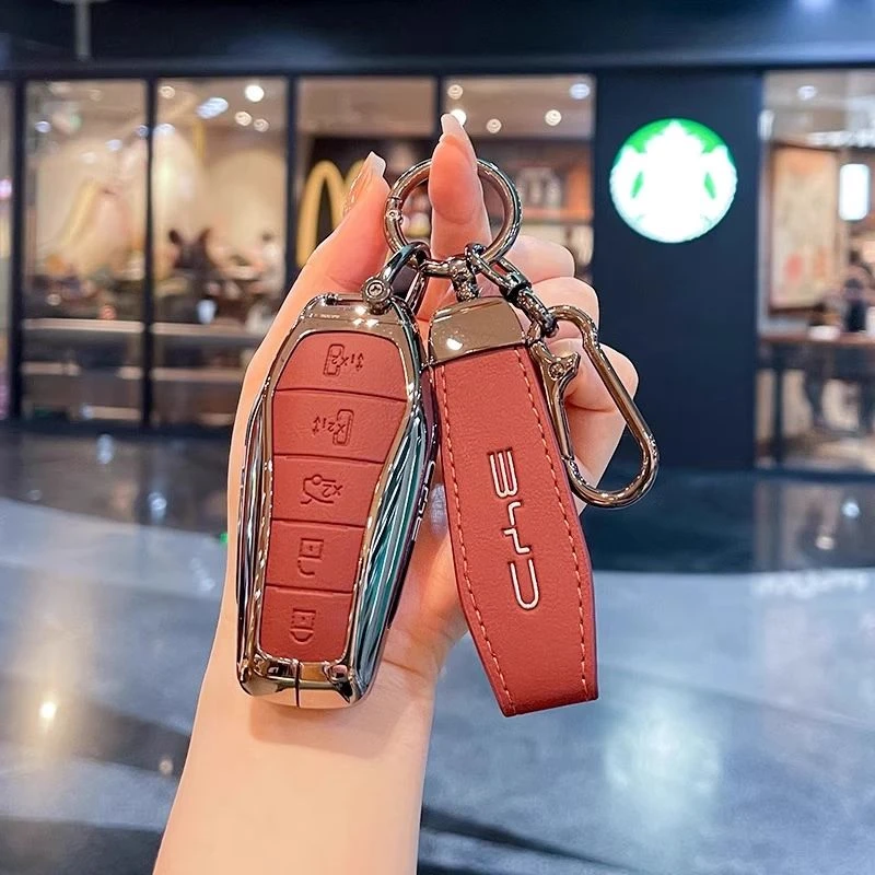 2025款比亚迪夏钥匙套夏dmi商务车专用汽车遥控钥匙保护壳全包扣