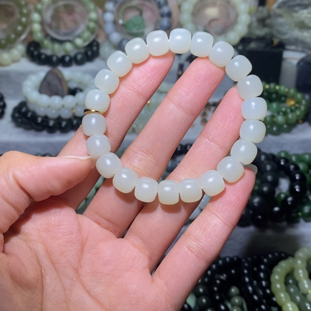 和田玉未镶嵌手链