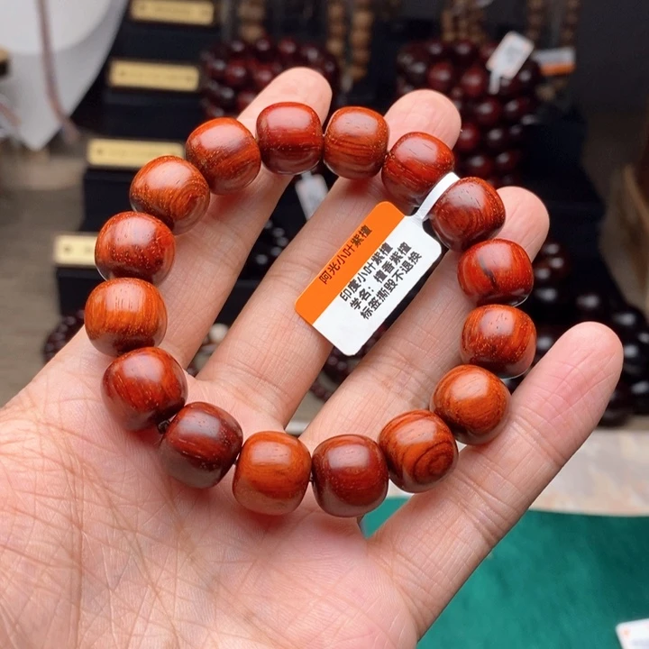 檀香紫檀（小叶紫檀）手串/手链1314原汁原味拆房料火纹泥料