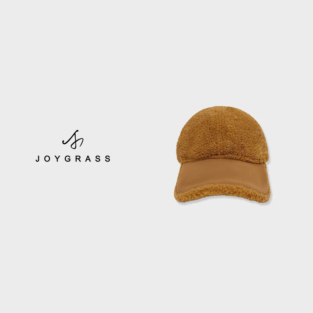 2025早春JOJYGRASS(乔伊)秋冬休闲毛绒鸭嘴帽H-03737