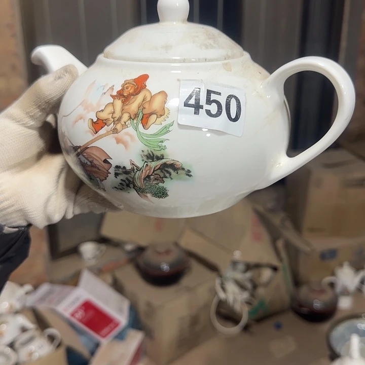 库存瓷片多空茶壶