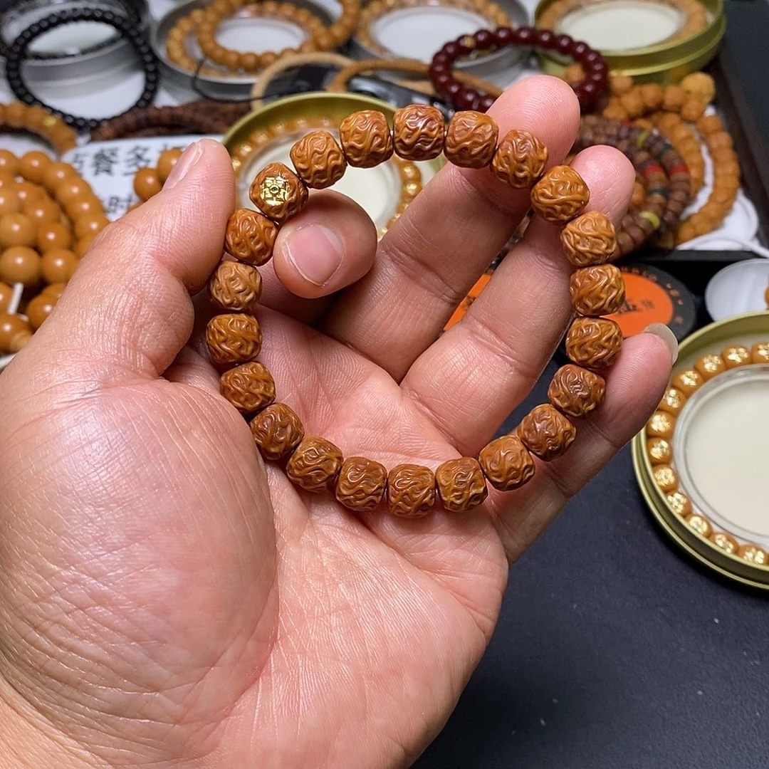 猴头核桃手串胡须15号