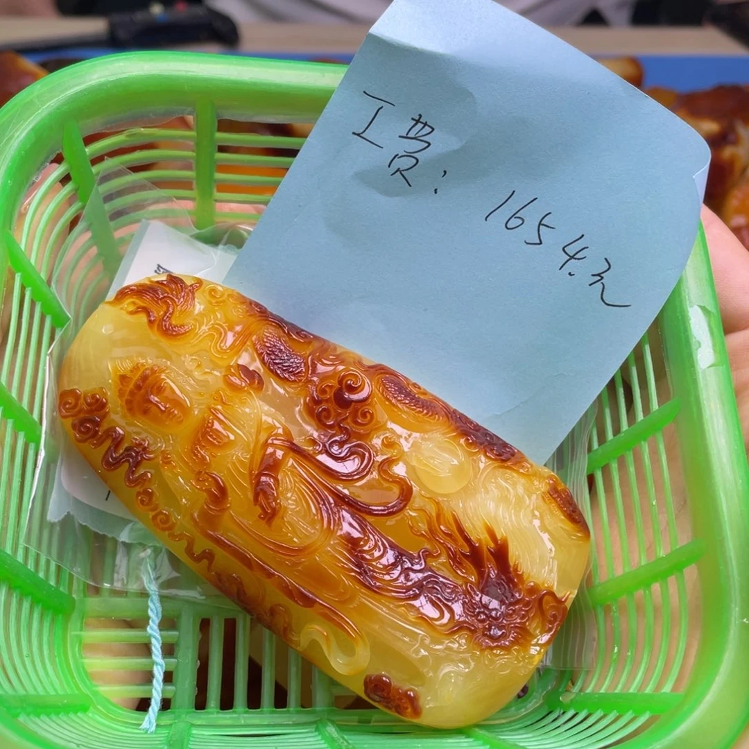 定制蜜蜡未镶嵌胖**家