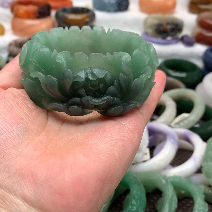 石英质玉手镯未镶嵌紫*