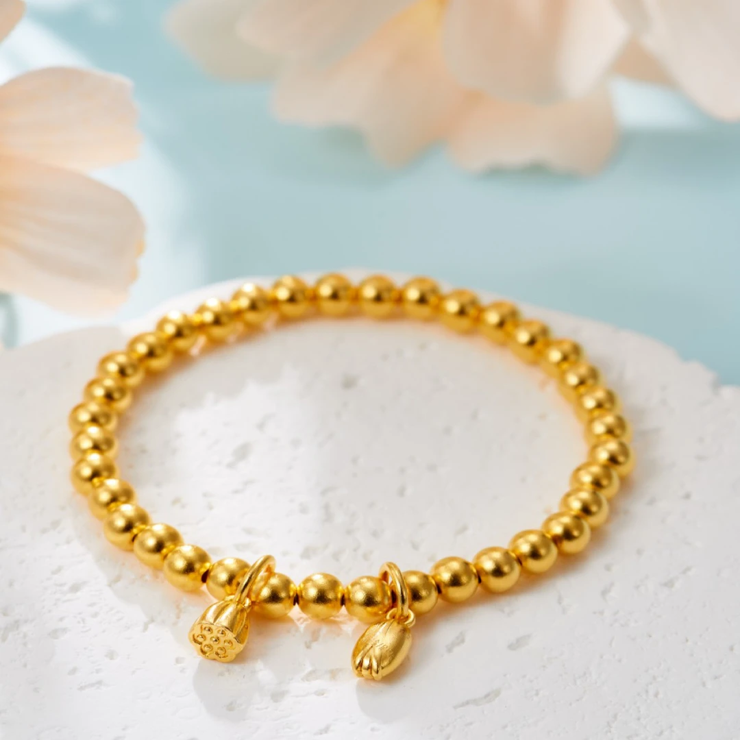 足银手链 两世欢简约时尚百搭气质女士弹力手链