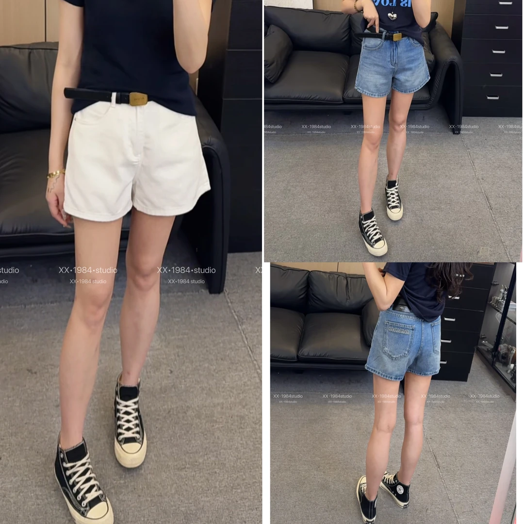 1984 精选【心晴告白】欧货高品夏季百搭时尚牛仔短裤