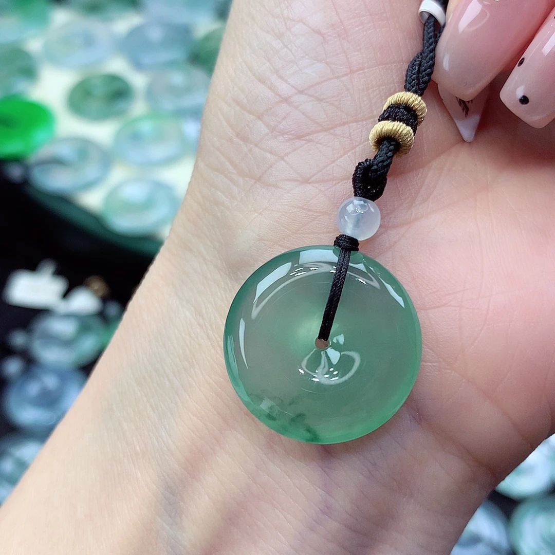 翡翠未镶嵌颈饰编号42尺寸21/5.6