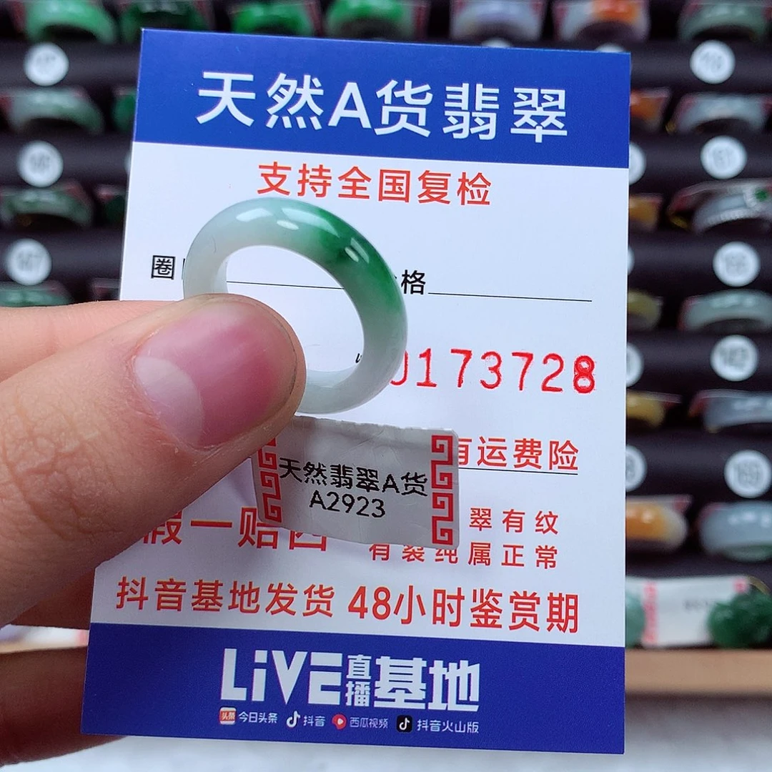翡翠戒指未镶嵌16号