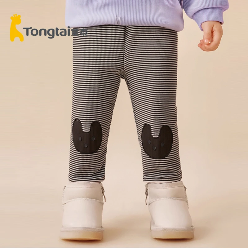 童泰女童打底裤秋冬连体裤女宝宝婴儿加厚保暖长裤宝宝外穿儿童裤