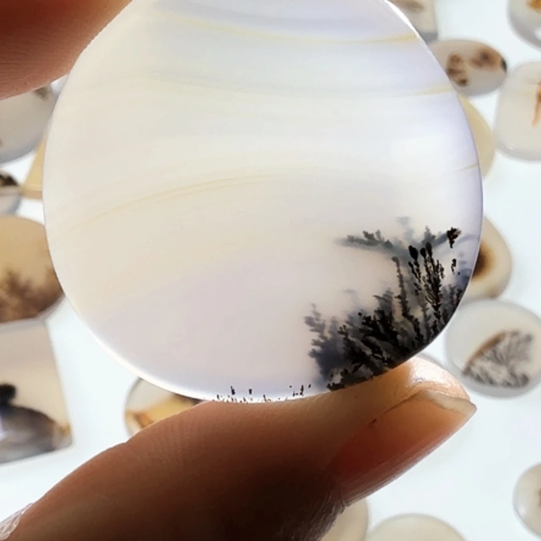 蜜***糖玛瑙/玉髓未镶嵌珠宝半成品